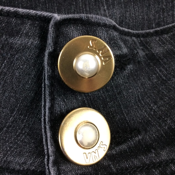 Vintage Vn's Vanios Faded Black Jeans 27 Skinny - Picture 2 of 7